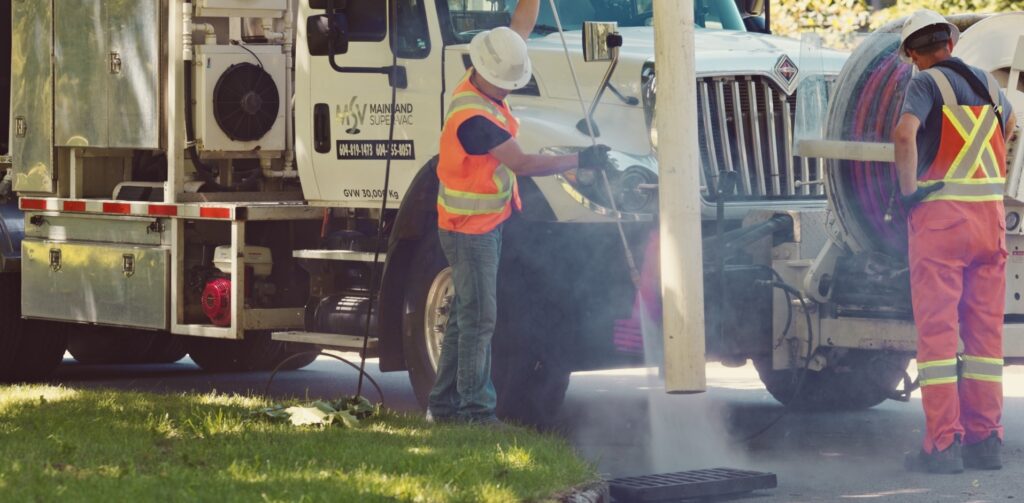 Cleaning a catch basin